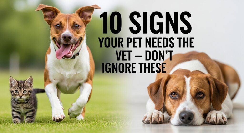 10 signs your pet needs an immediate vet visit – urgent pet symptoms guide by PetPiliot